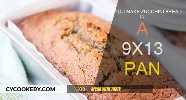 Baking Zucchini Bread: 9x13 Pan, Yes or No?