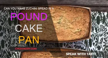 Zucchini Bread: Pound Cake Pan Perfection