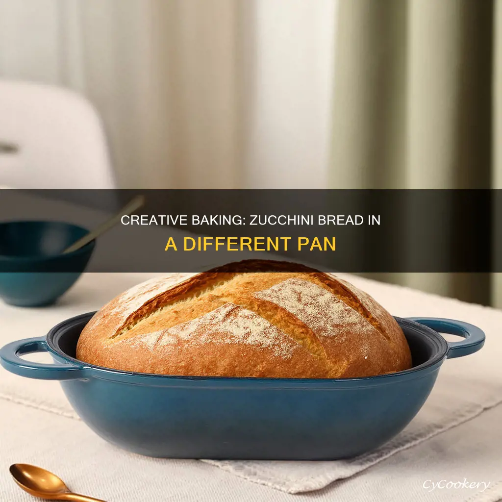 can you make zuchinni bread in a different pan
