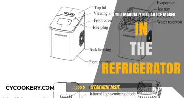 Manually Filling Your Refrigerator Ice Maker: A Quick DIY Guide