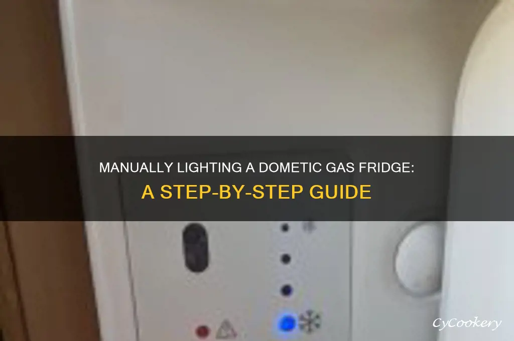 can you manually light a dometic gas refrigerator