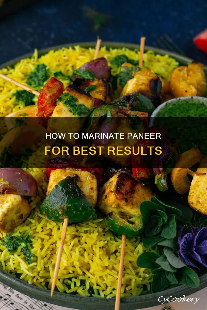 can you marinade paneer