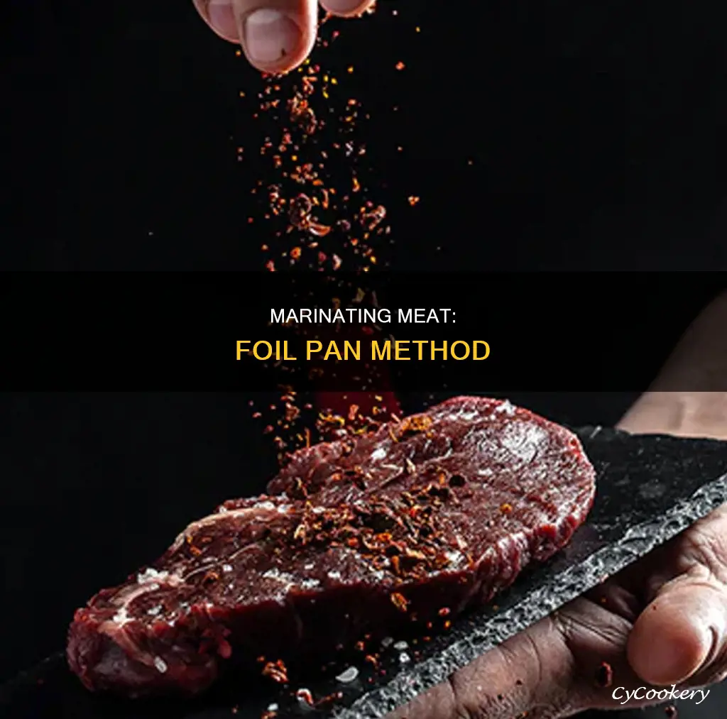 can you marinate in foil pan