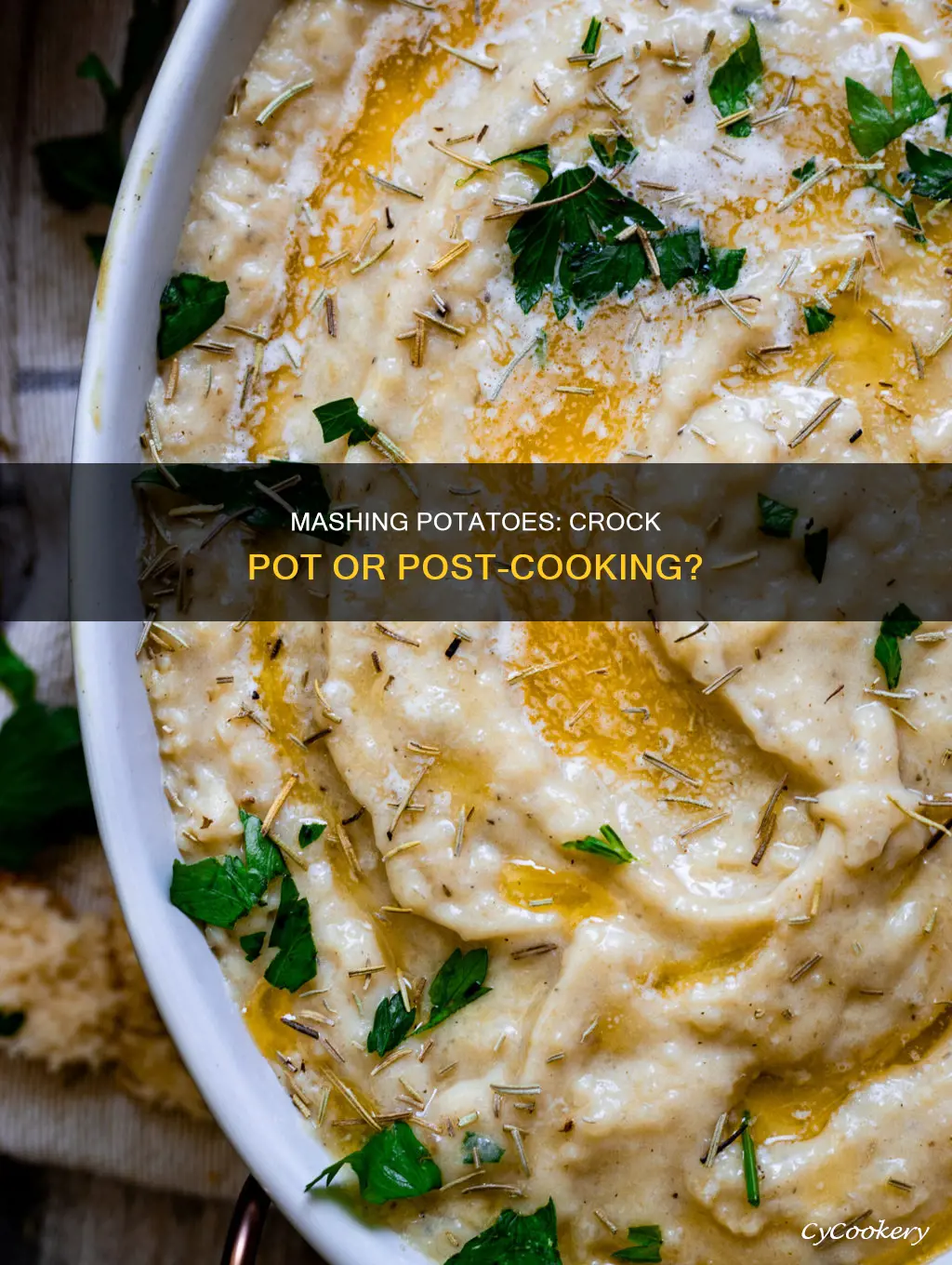 can you mash potatoes after cooking in crock pot