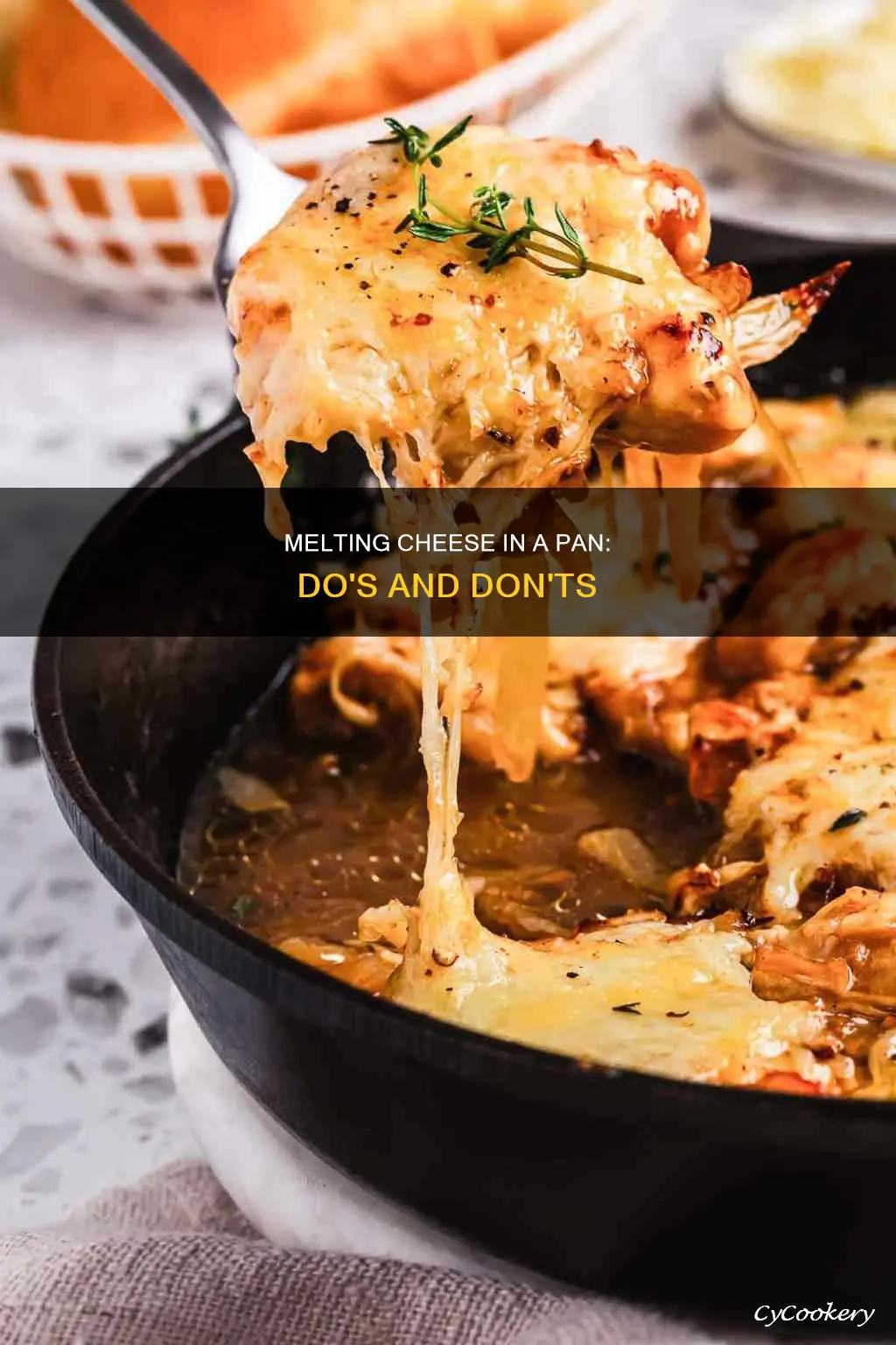 can you melt cheese in a pan