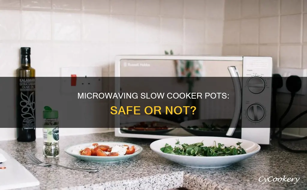 can you microwave a slow cooker pot