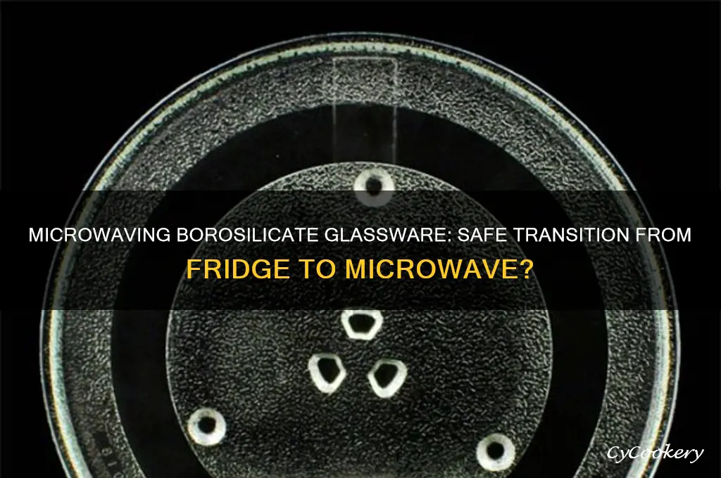 can you microwave borosilicate from the refrigerator