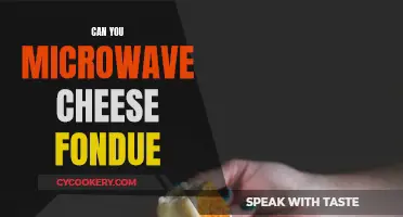 Cheese Fondue in the Microwave: Safe or Not?