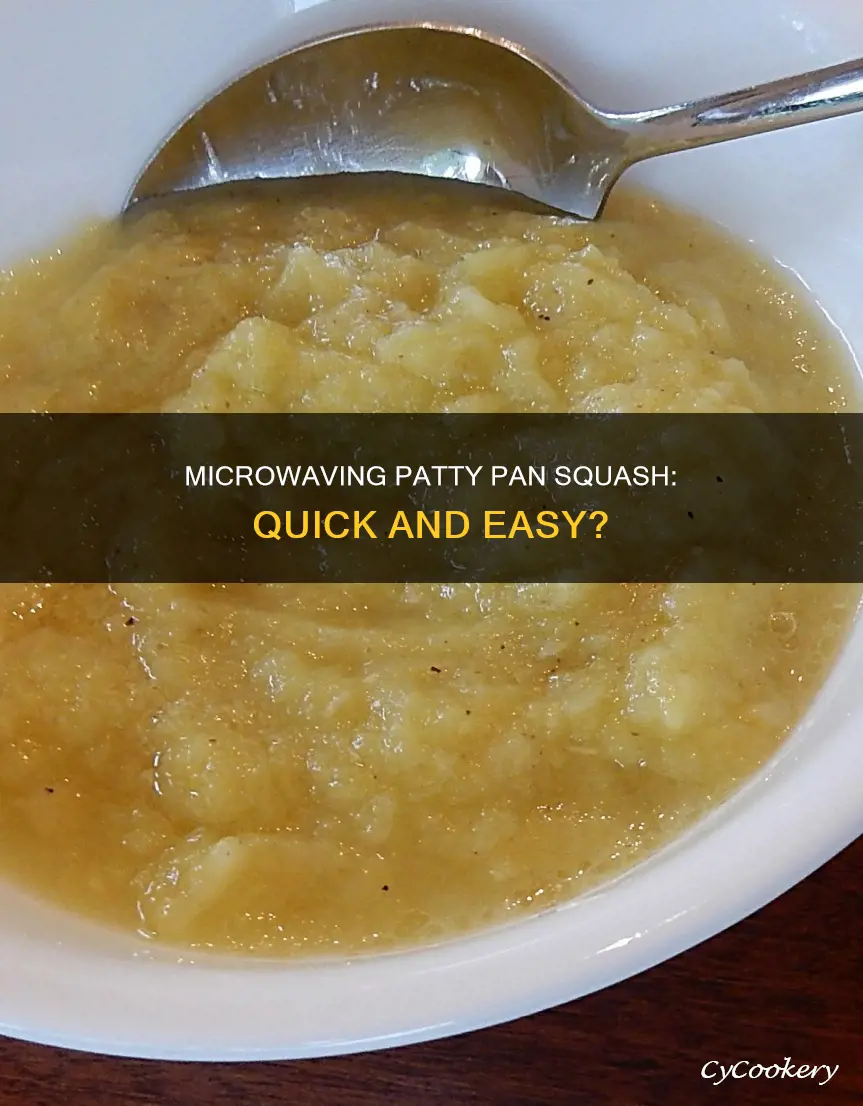 can you microwave patty pan squash
