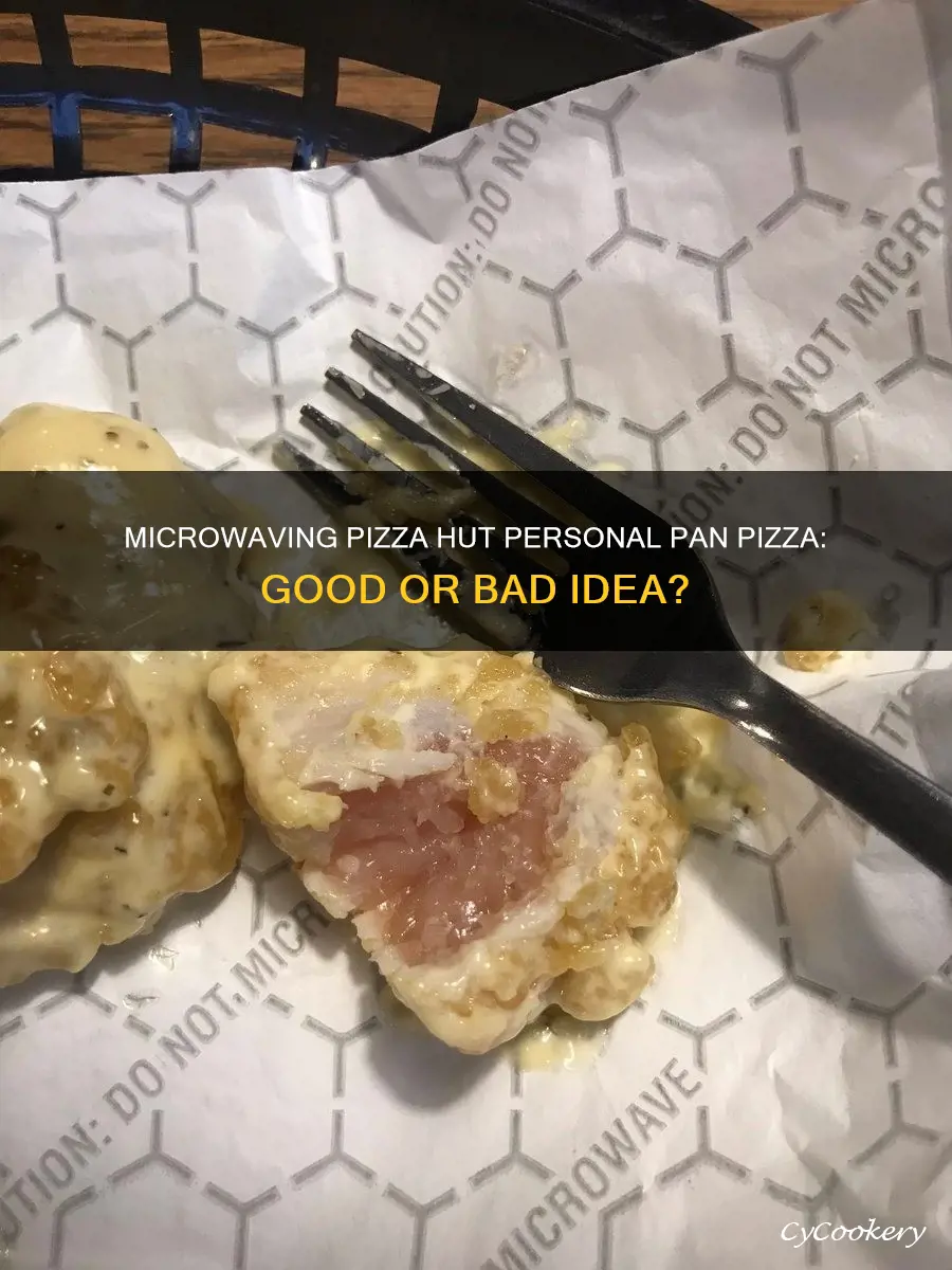 can you microwave pizza hut personal pan pizza