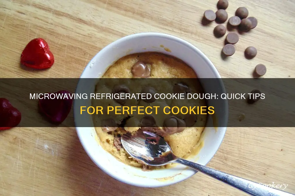 can you microwave refrigerated cookie dough