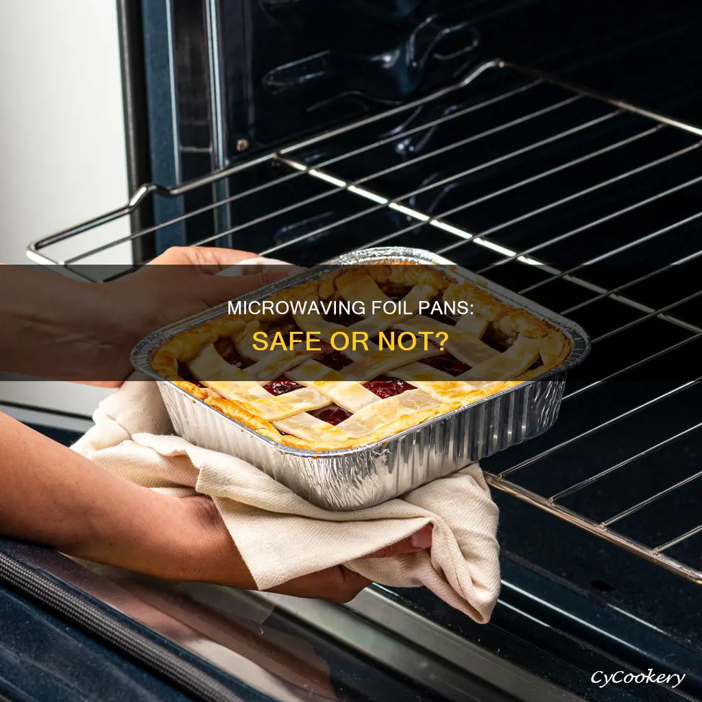 can you mictowave foil pan