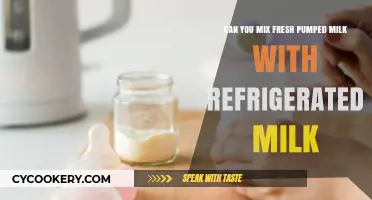 Mixing Fresh Pumped Milk with Refrigerated Milk: What You Need to Know