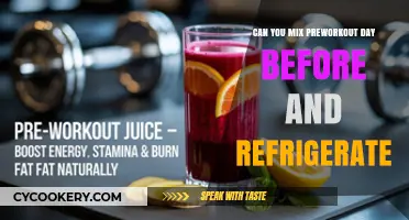 Mixing Pre-Workout Ahead: Refrigeration Tips for Optimal Freshness