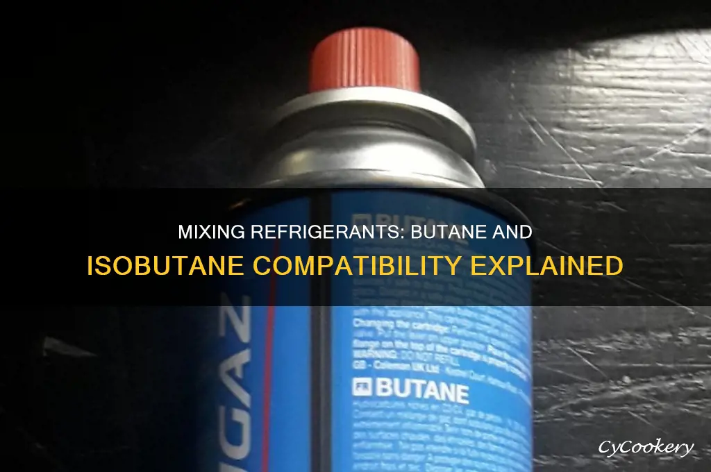 can you mix refrigerants butane and isobutane