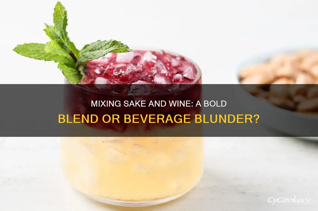 can you mix sake and wine