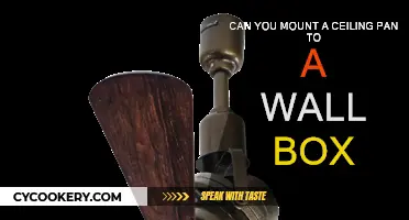How to Mount a Ceiling Fan to a Wall Box