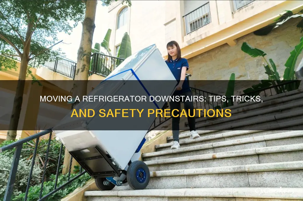 can you move a refrigerator down stairs