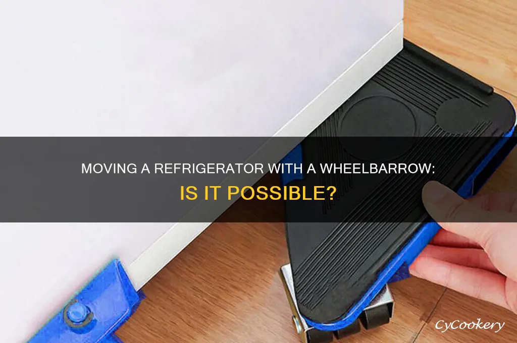 can you move a refrigerator with a wheelborough