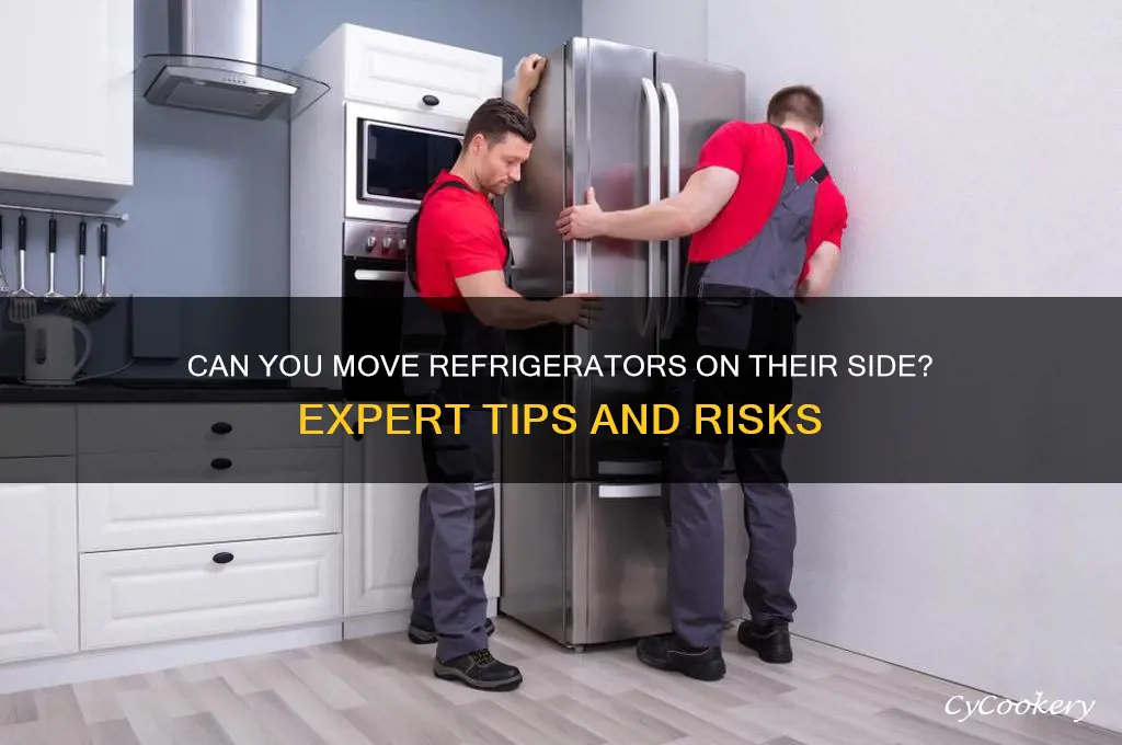 can you move refrigerators on their side