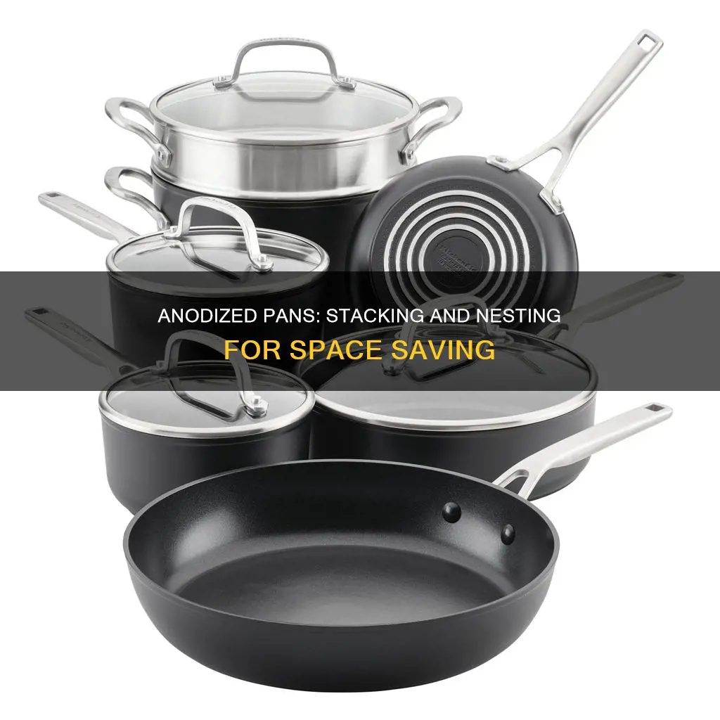 can you nest hard anodized pans