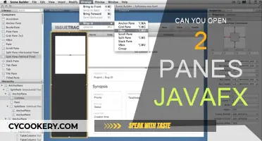 Splitting Views in JavaFX: Multiple Panes, One Window