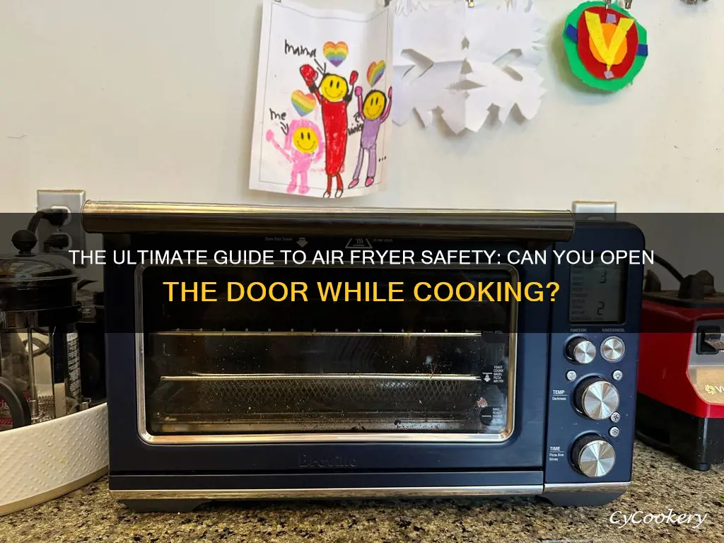 can you open air fryer while cooking