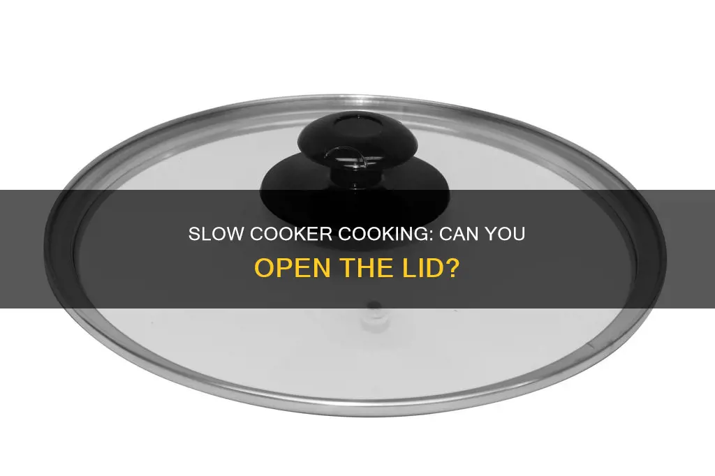 can you open slow cooker pot when its cooking