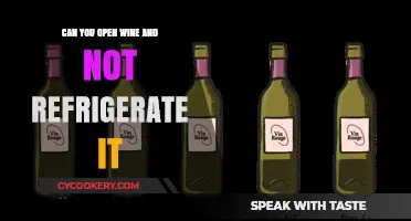 Wine Without Chill: Can You Leave Open Wine Unrefrigerated?