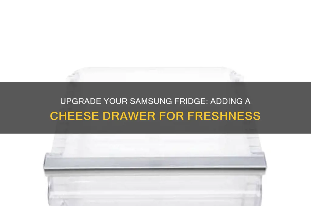 can you order a cheese drawer for samsung refrigerator