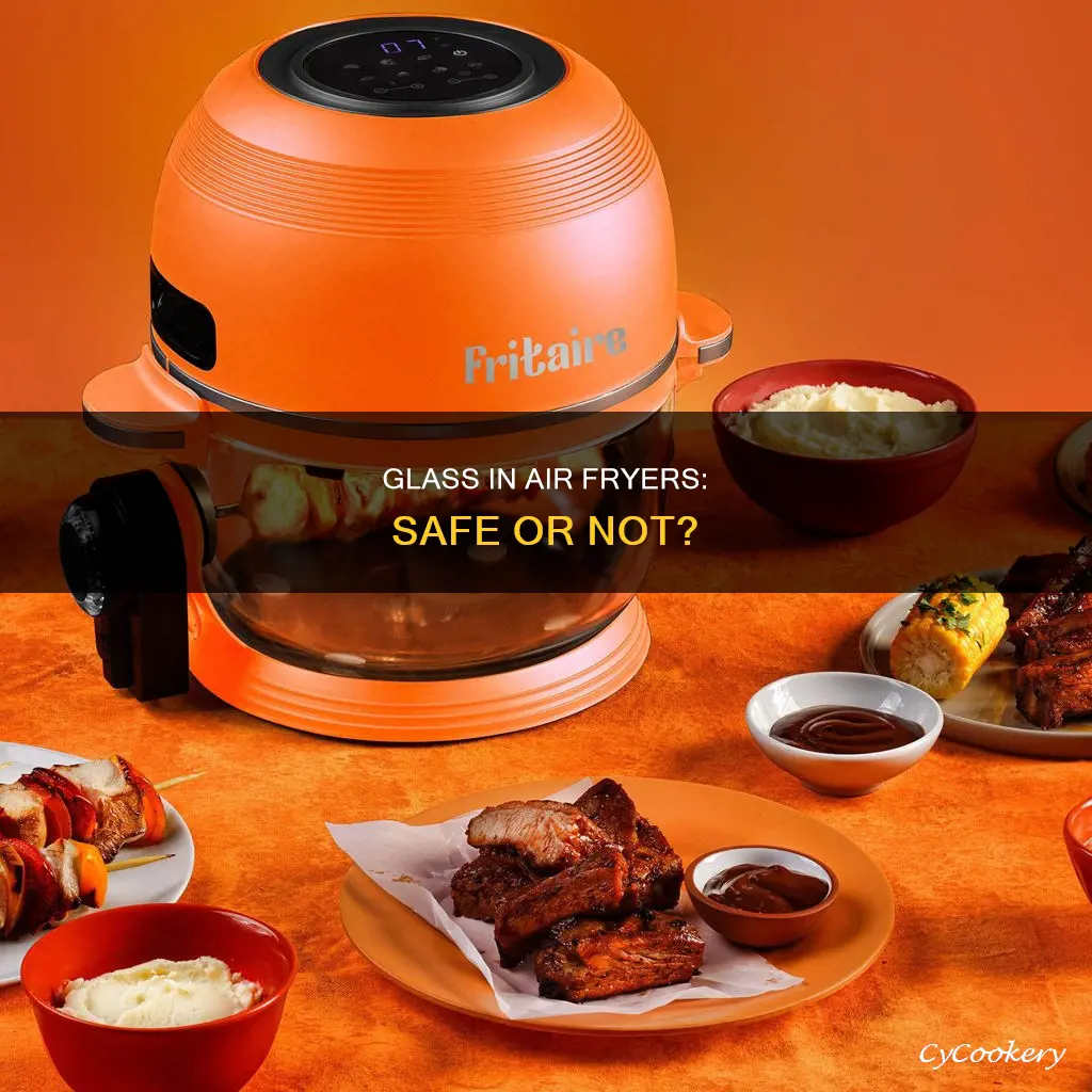 can you out glass in air fryer