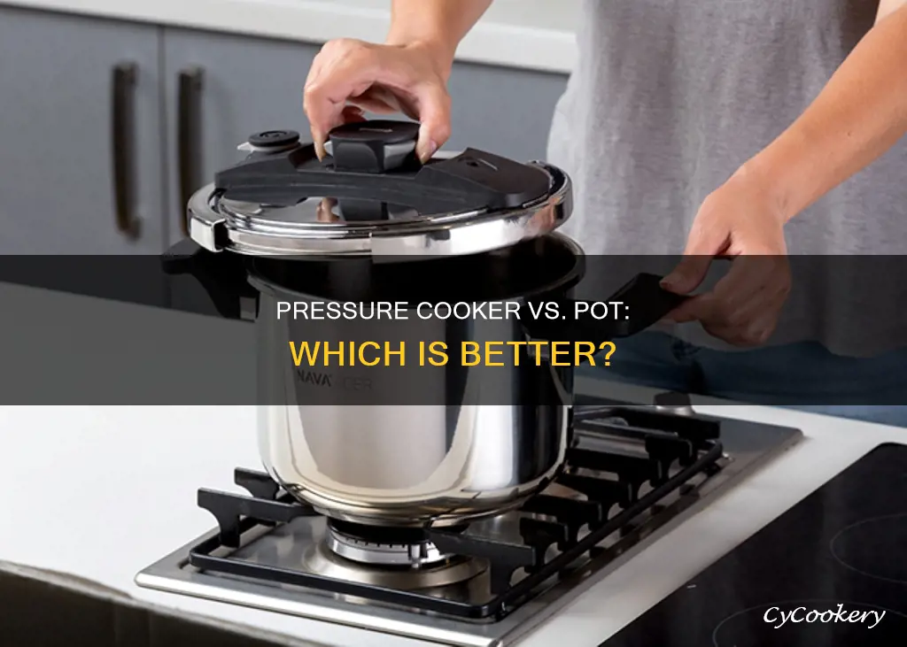 can you out pressure cooker pot o stove