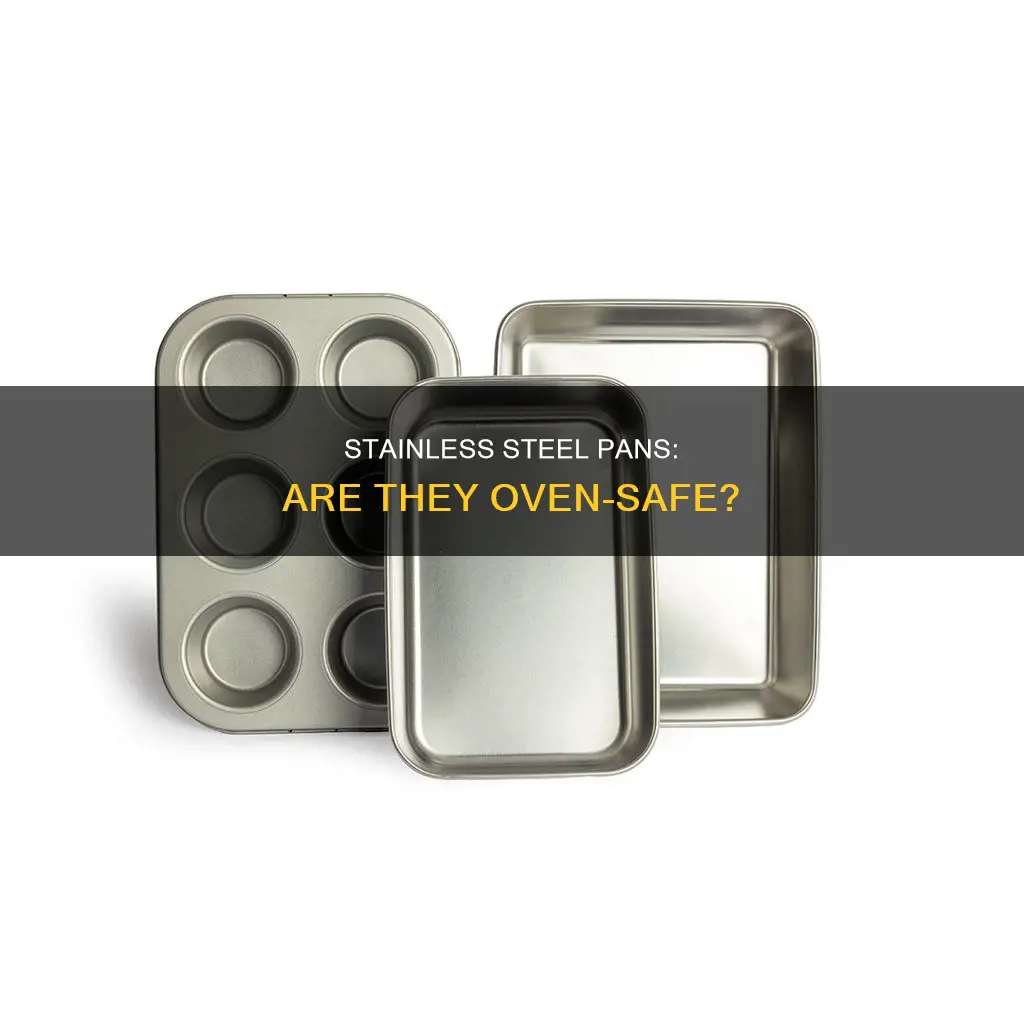 can you out stainless steel pans in the oven