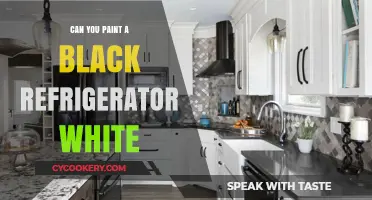Transform Your Black Fridge: Painting a Black Refrigerator White