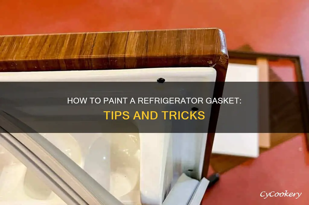 can you paint a refrigerator gasket