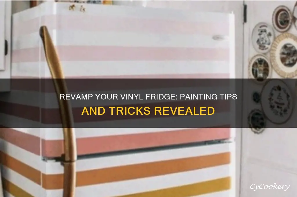 can you paint a vinyl refrigerator