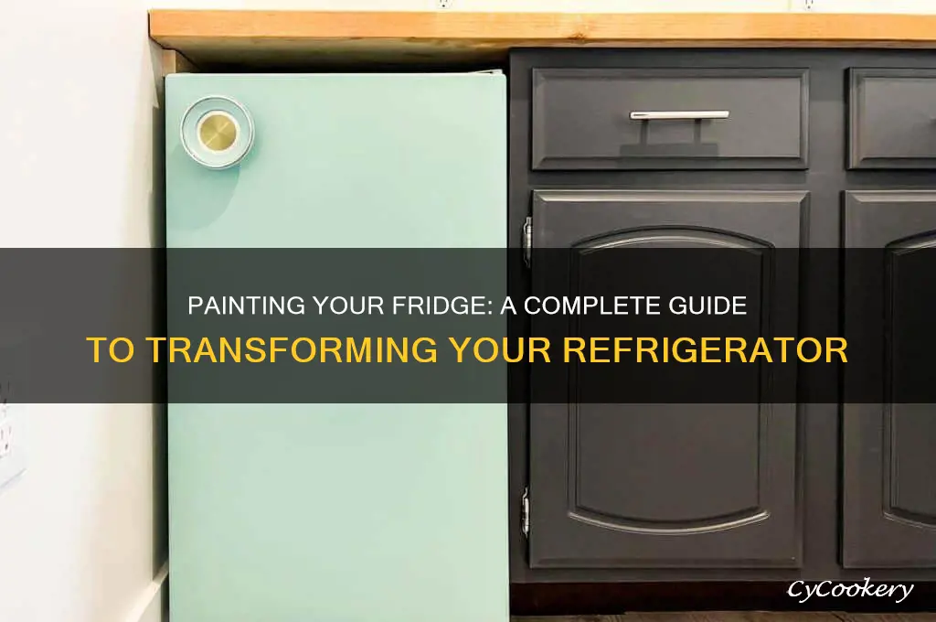 can you paint an entire refrigerator