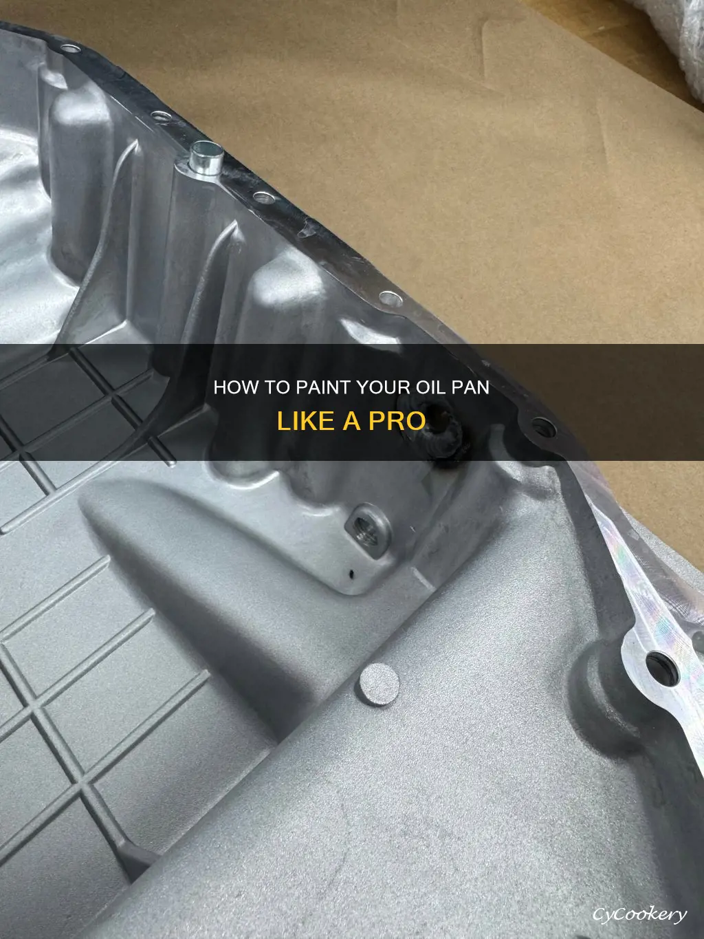 can you paint oil pan
