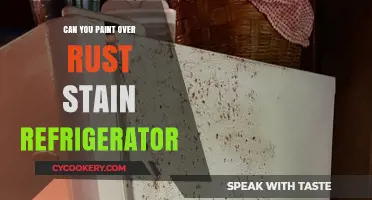 How to Paint Over Rust Stains on Your Refrigerator: A DIY Guide