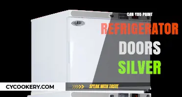 Transform Your Fridge: Painting Refrigerator Doors Silver – A DIY Guide