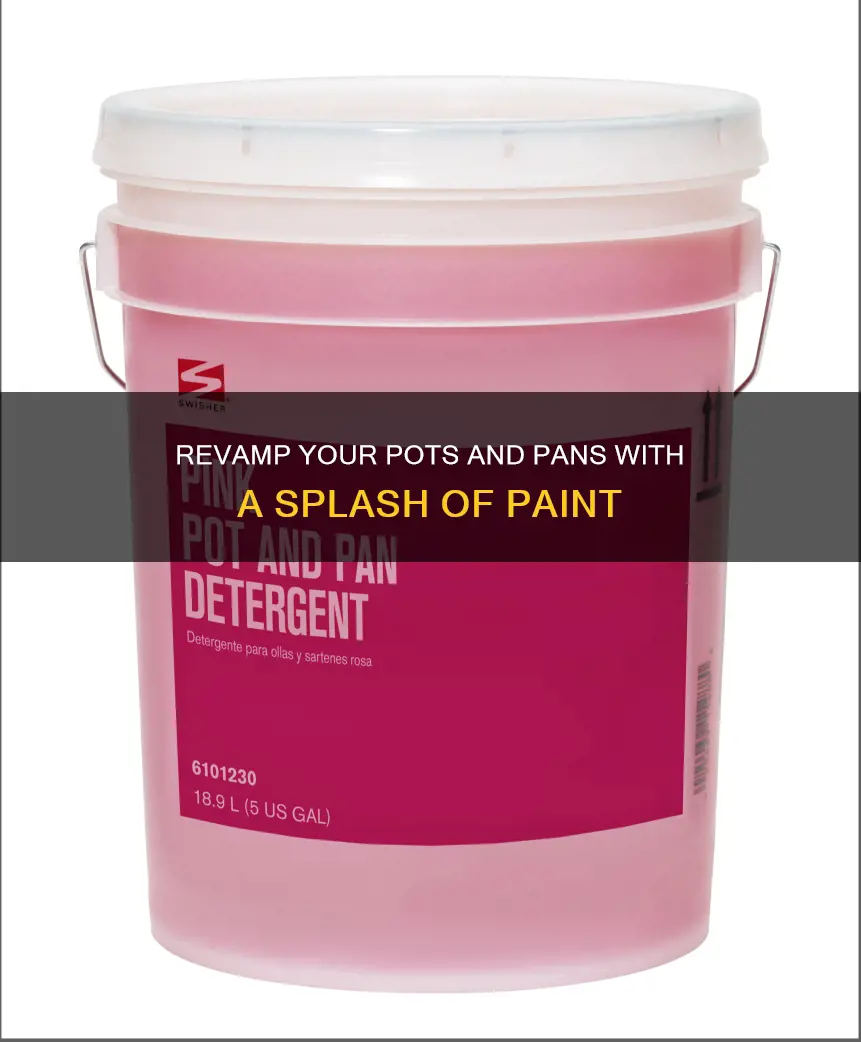 can you paint the outside of pots and pans
