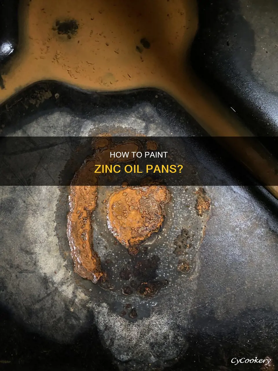 can you paint zinc oil pans