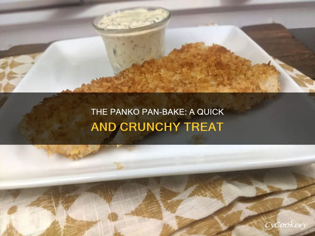 can you pan bake panko