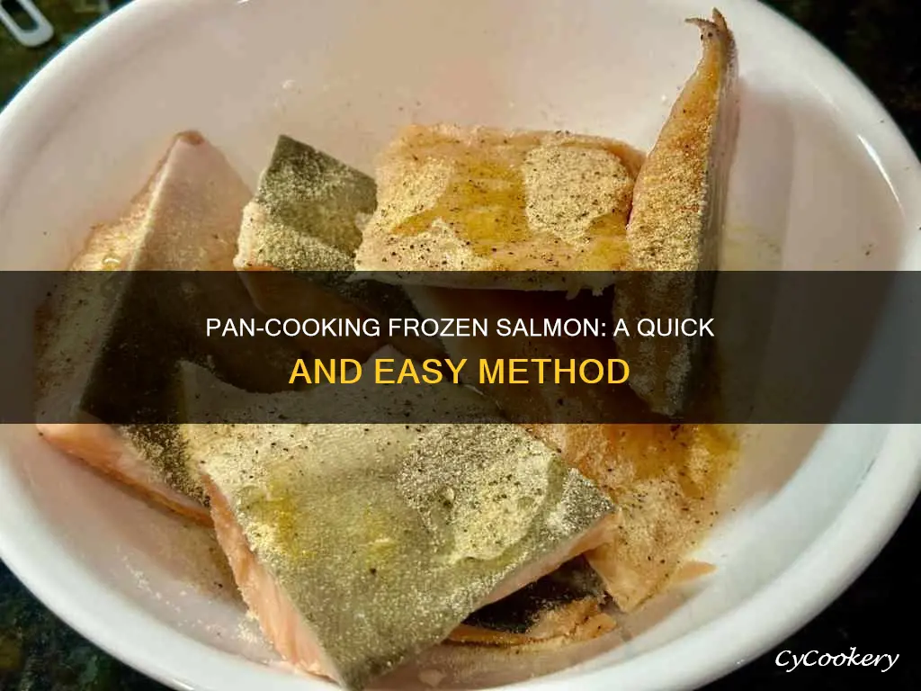 can you pan cook frozen salmon