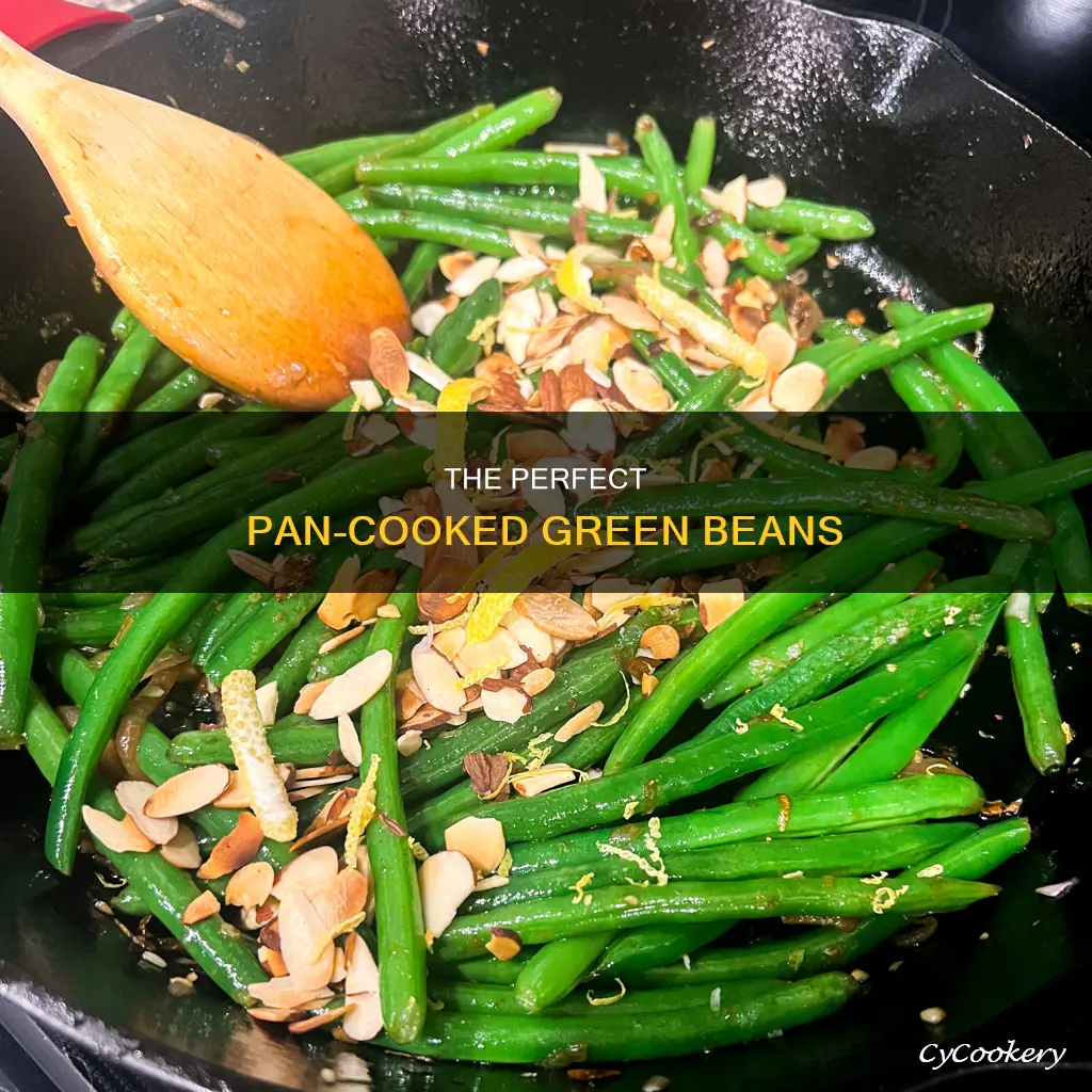 can you pan cook green beans