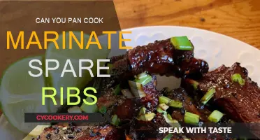 Pan-Cooking Marinated Spare Ribs: A Quick and Easy Method