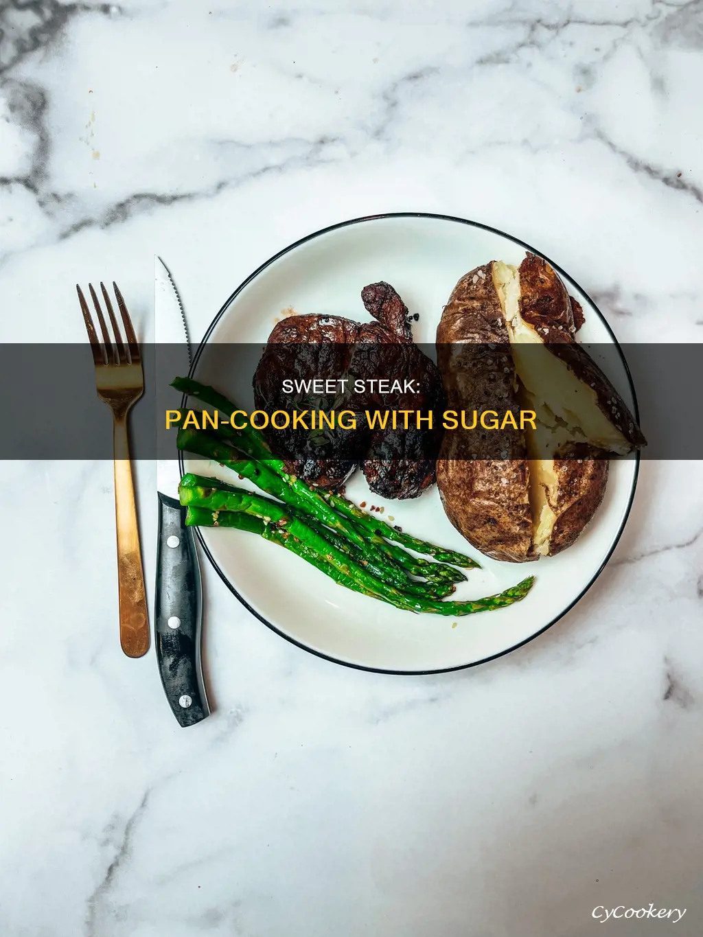 can you pan cook steak with sugar