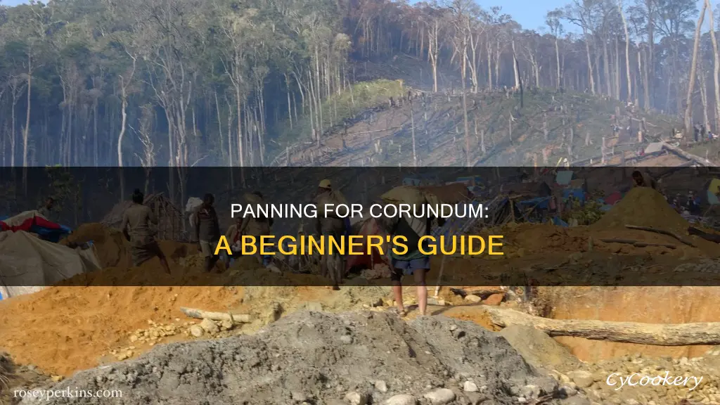 can you pan for corundum