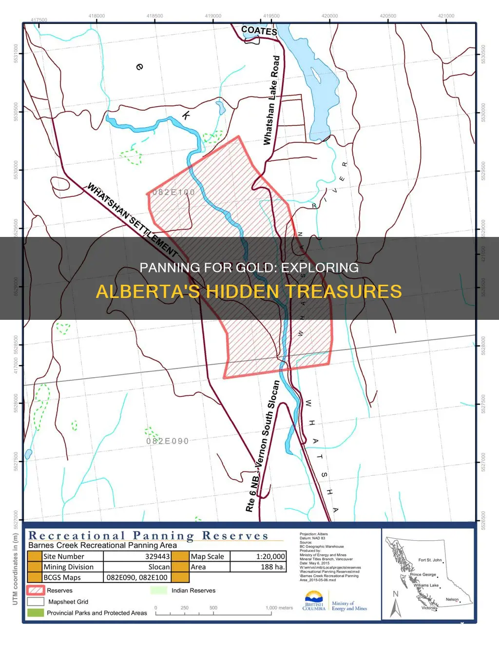 can you pan for gold anywhere in alberta