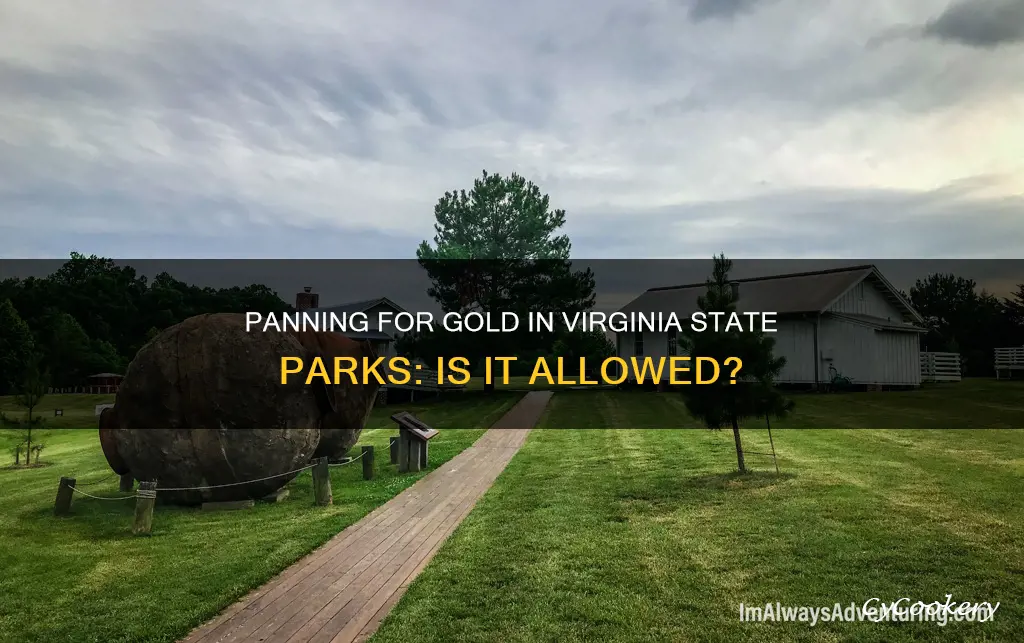 can you pan for gold in a virginia state park